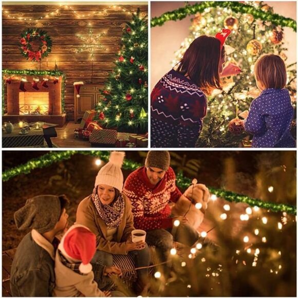 168Ft 24 Pack Fake Vines with Lights, Ivy Garland Fake Leaves with 200 LED - Picture 6 of 7